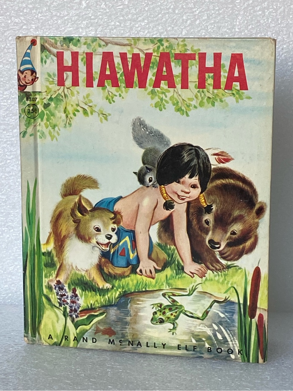 Vintage 1959 HIAWATHA By Marion E. Gridley - Rand McNally Elf Book Hardcover